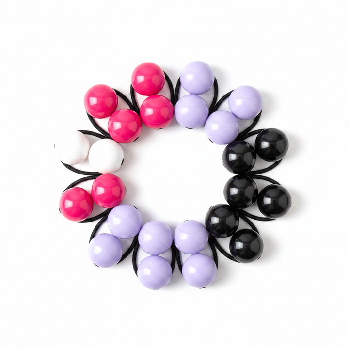 Joy Twin Beads Ponytailer 10ct Asst