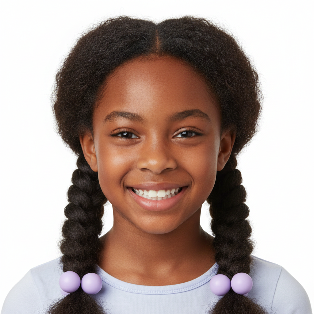 Joy Twin Bead Ponytailers 10ct Asst