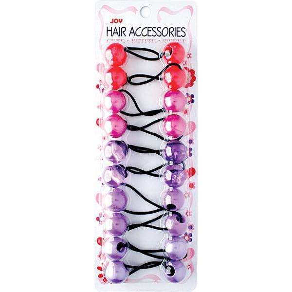 Joy Twin Beads Ponytailer 10ct Asst