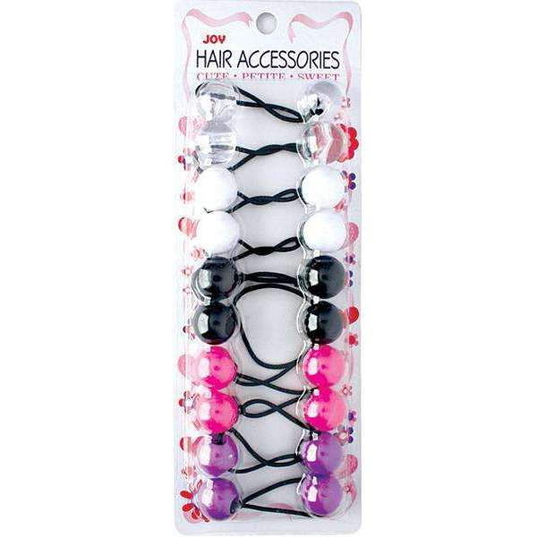 Joy Twin Beads Ponytailer 10ct Asst