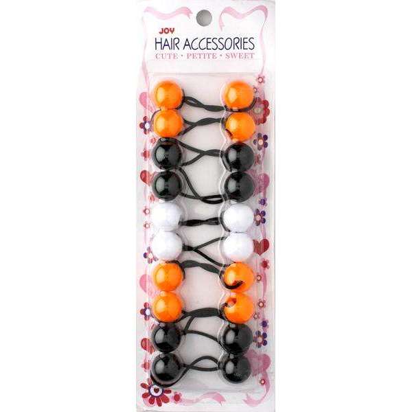Joy Twin Beads Ponytailers 10Ct Asst Color