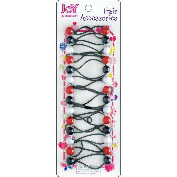 Joy Twin Beads Ponytailers 12mm, 14 Count, Assorted Color