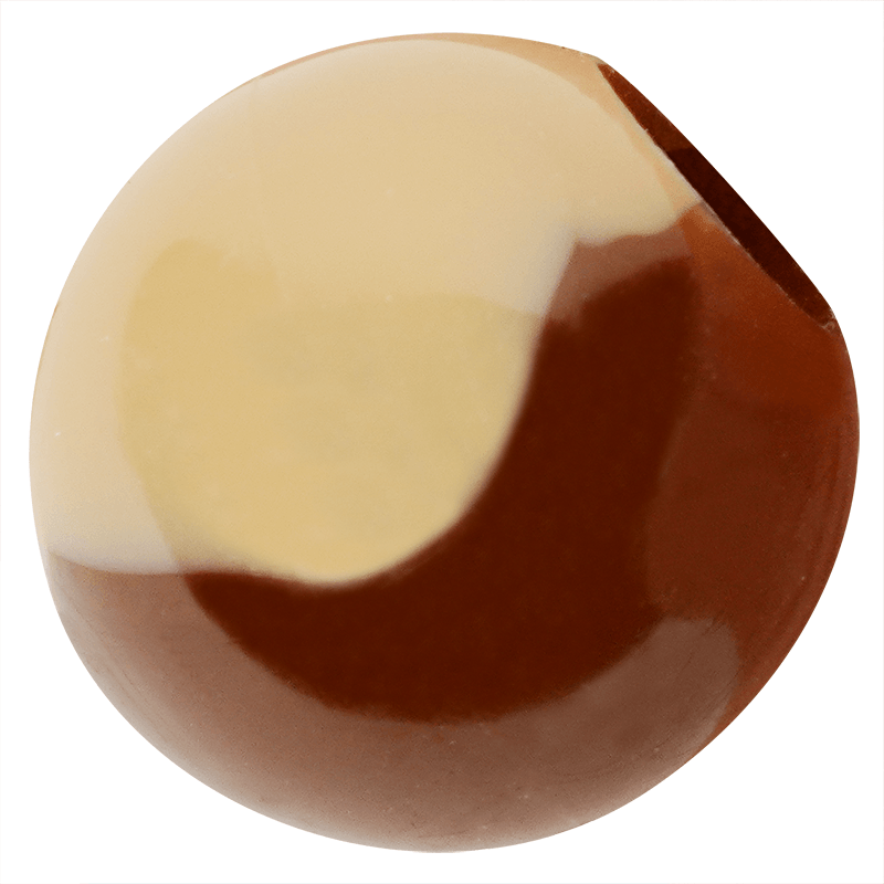 Joy Twin Beads Ponytailers 20mm, 8 Count, Two Tone Brown