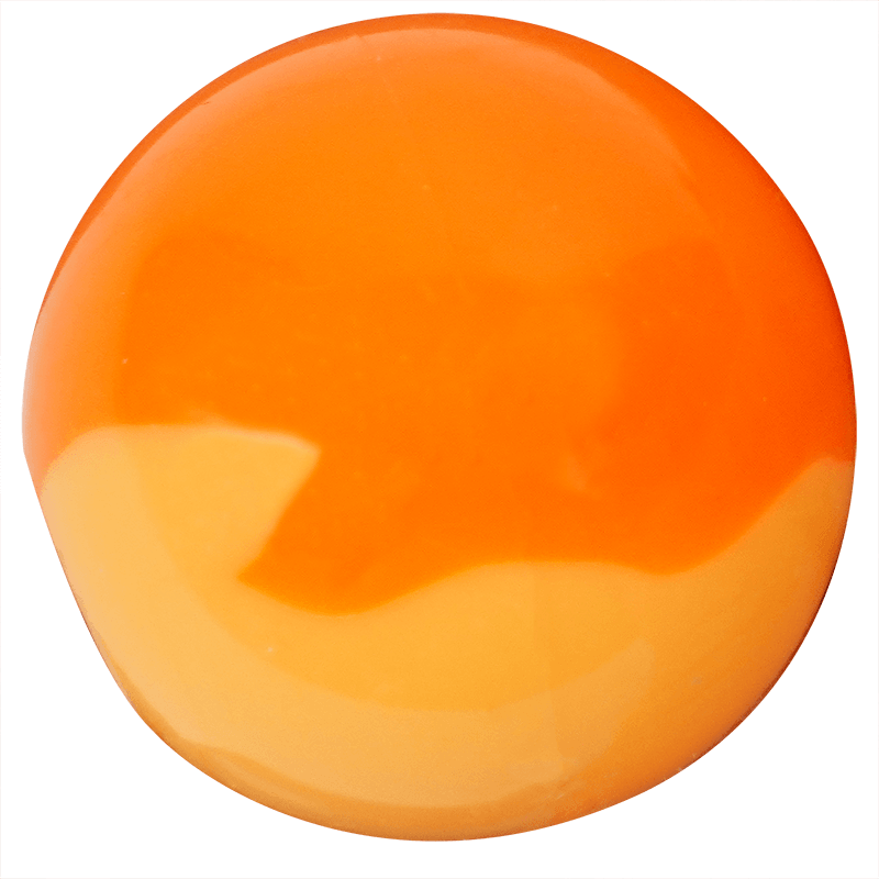 Joy Twin Beads Ponytailers 20mm, 8 Count, Two Tone Orange