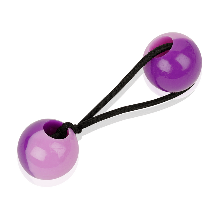 Joy Twin Beads Ponytailers 20mm, 8 Count, Two Tone Purple