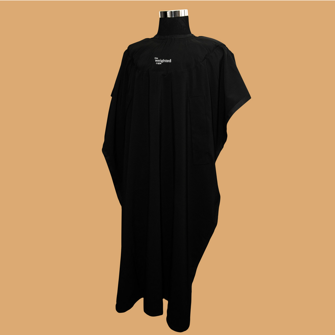 Kids Black 1.5 Pound Weighted Cape (BACK ORDER)