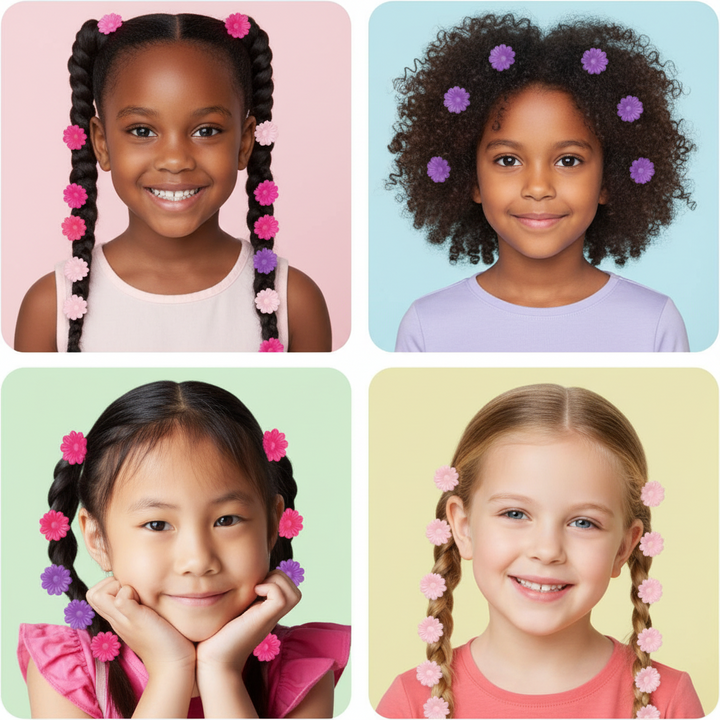 Joy Daisy Barrette 20ct Assorted