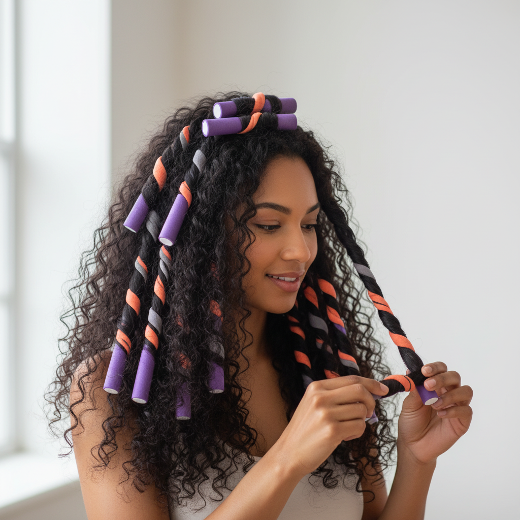 Annie Soft Twist Hair Rollers Set X-Large, 42 Count, Assorted Colors