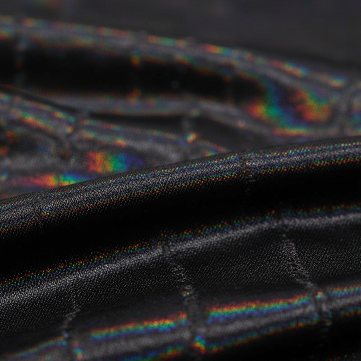 Mr. Durag Wave Maxx Holographic Durag, 1 Count, Black