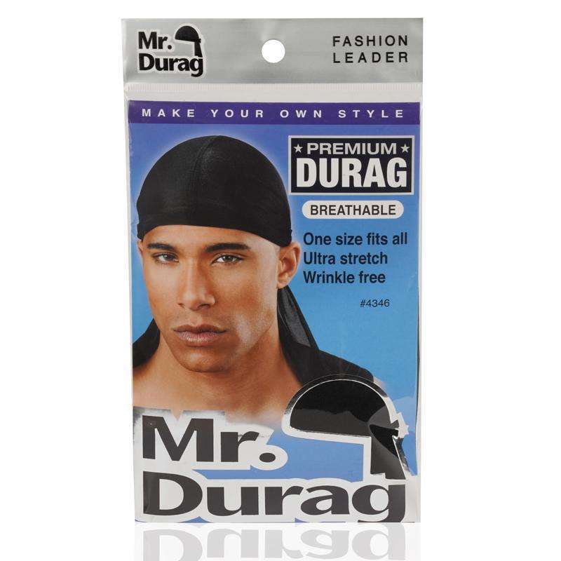 Mr. Durag Premium Durag, 1 Count, Black