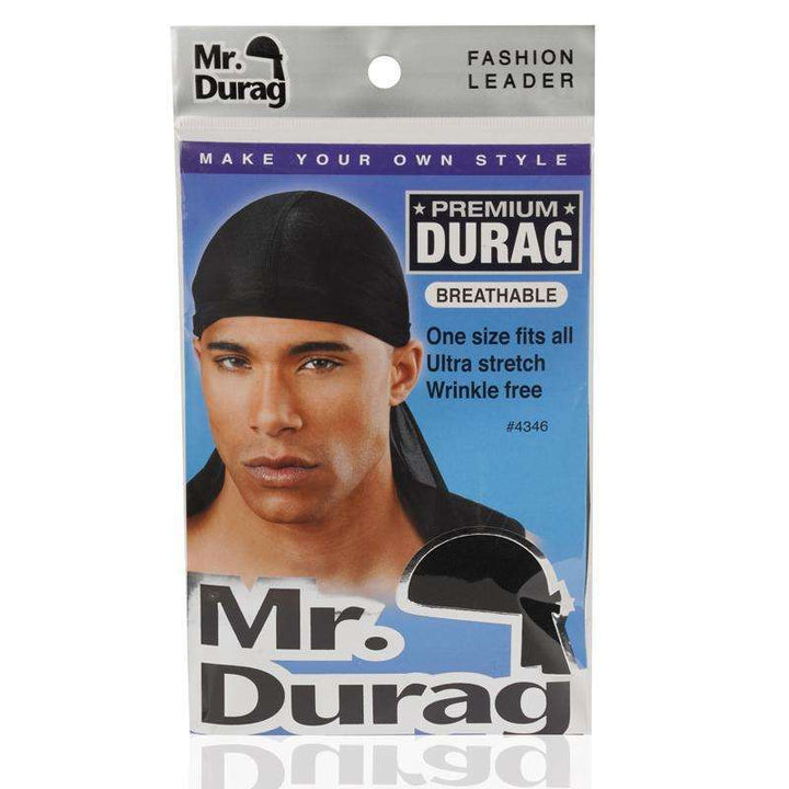 Mr. Durag Premium Durag, 1 Count, Black