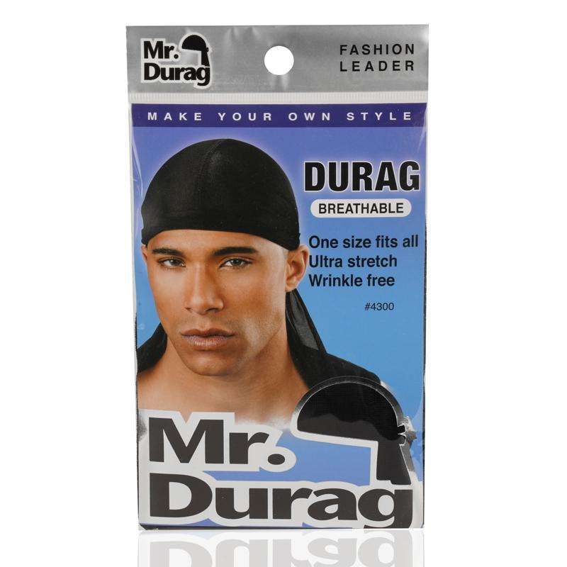 Mr. Durag Solid Durag, 1 Count, Black