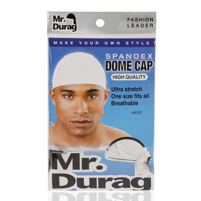 Mr. Durag Spandex Dome Cap, 1 Count, Assorted Colors
