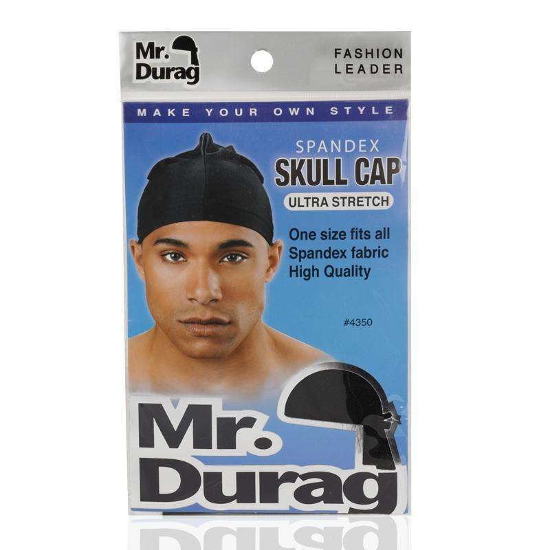 Mr. Durag Spandex Skull Cap, 1 Count, Black