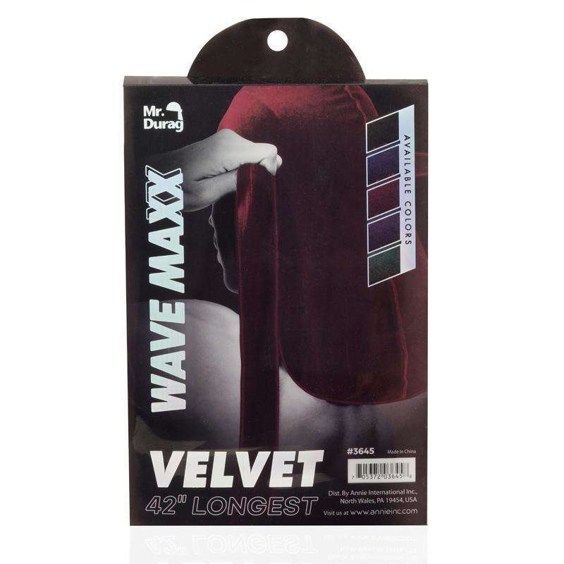 Mr. Durag Velvet Durag, 1 Count, Assorted Colors