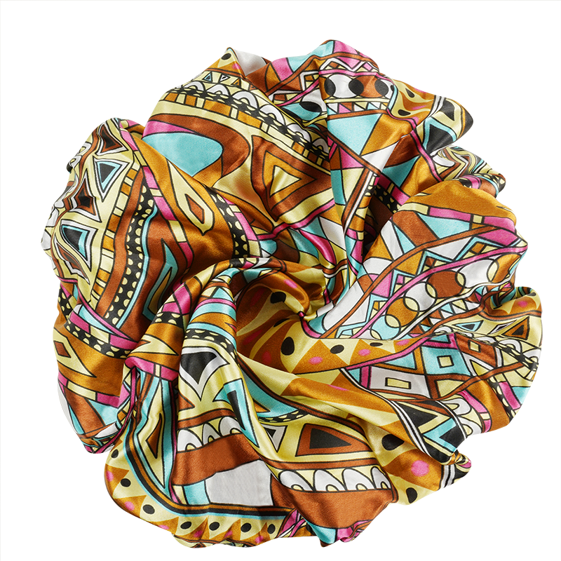 Ms. Remi Deco Silky Satin Bonnet Super Jumbo, 1 Count, Assorted Patterns