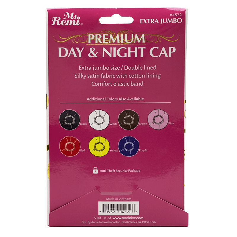 Ms. Remi Day and Night Cap X-Jumbo, 1 Count, Black