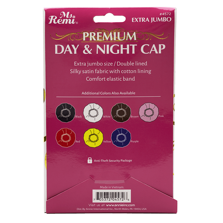 Ms. Remi Day and Night Cap X-Jumbo, 1 Count, Black