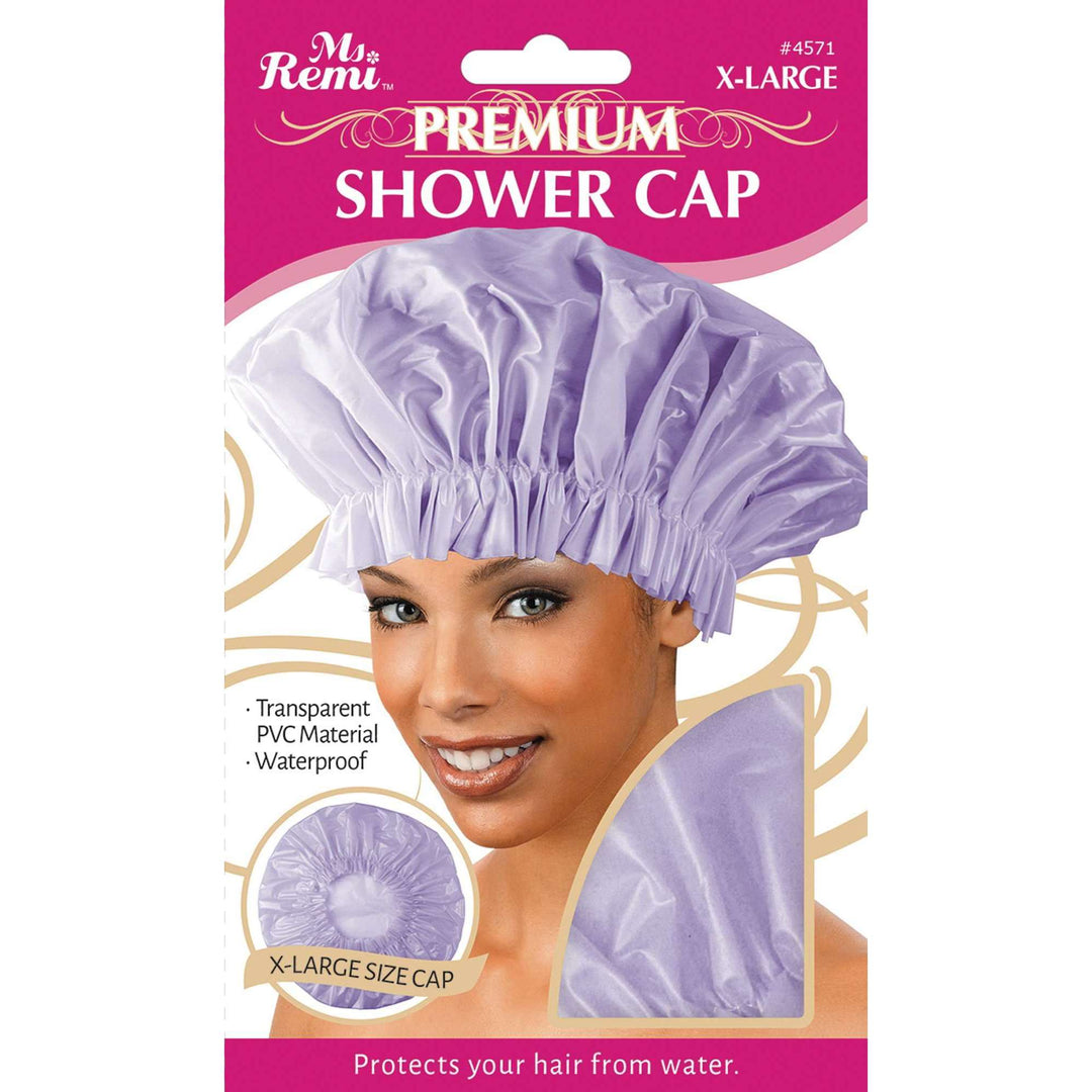 Ms. Remi Deluxe Shower Cap X-Large, 1 Count, Assorted Colors