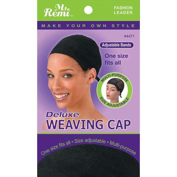 Ms. Remi Deluxe Weaving Cap, 1 Count, Black