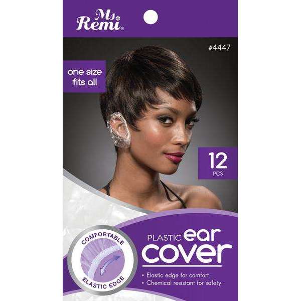 Ms. Remi Protective Ear Cover, 12 Count Pack, Clear
