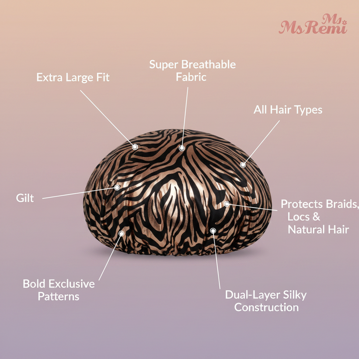 Ms. Remi Gilt Silky Satin Bonnet X-Large, 1  Count, Assorted Patterns