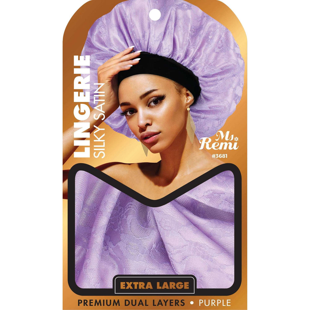 Ms. Remi Lingerie Silky Satin Bonnet X-Large, 1 Count, Assorted Colors