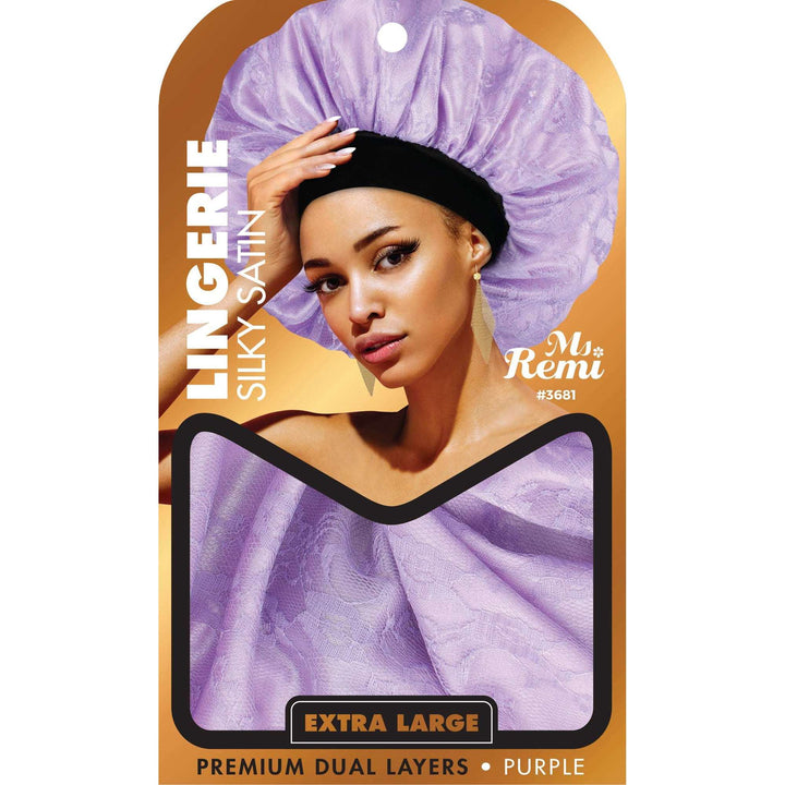 Ms. Remi Lingerie Silky Satin Bonnet X-Large, 1 Count, Assorted Colors