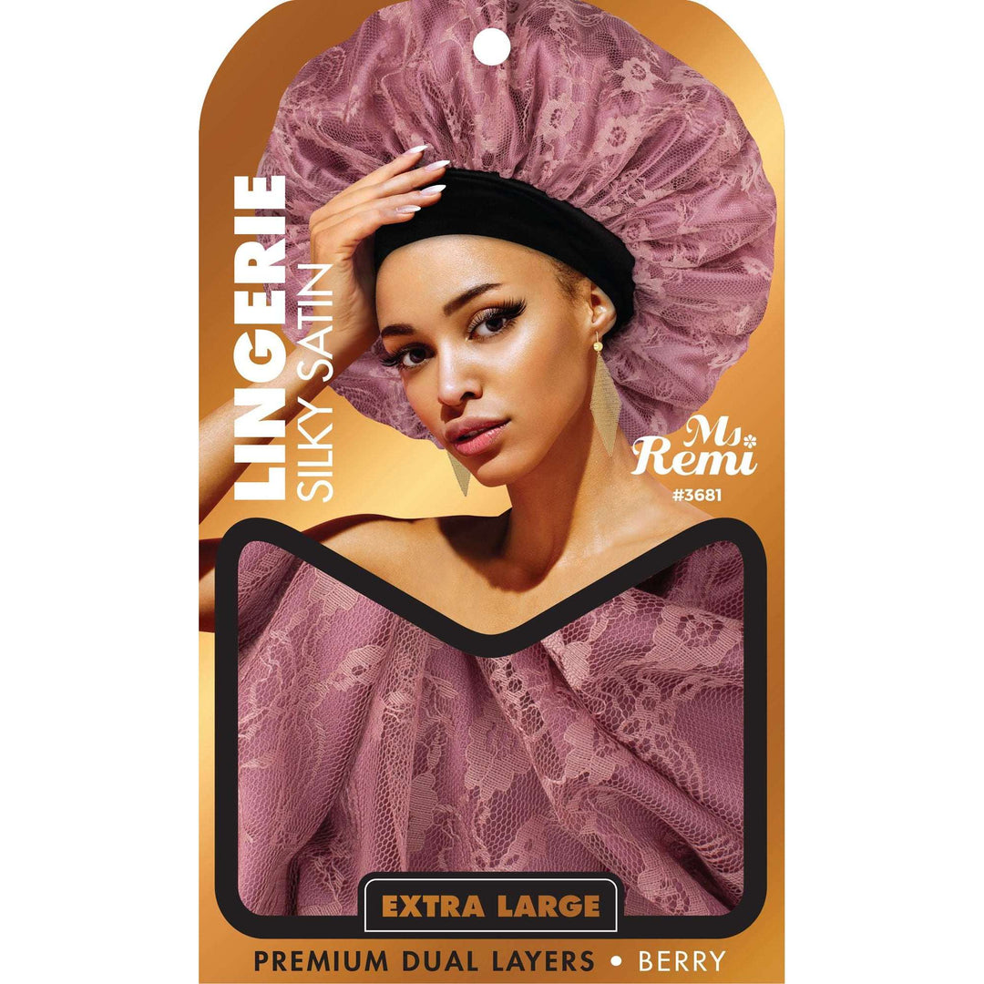 Ms. Remi Lingerie Silky Satin Bonnet X-Large, 1 Count, Assorted Colors