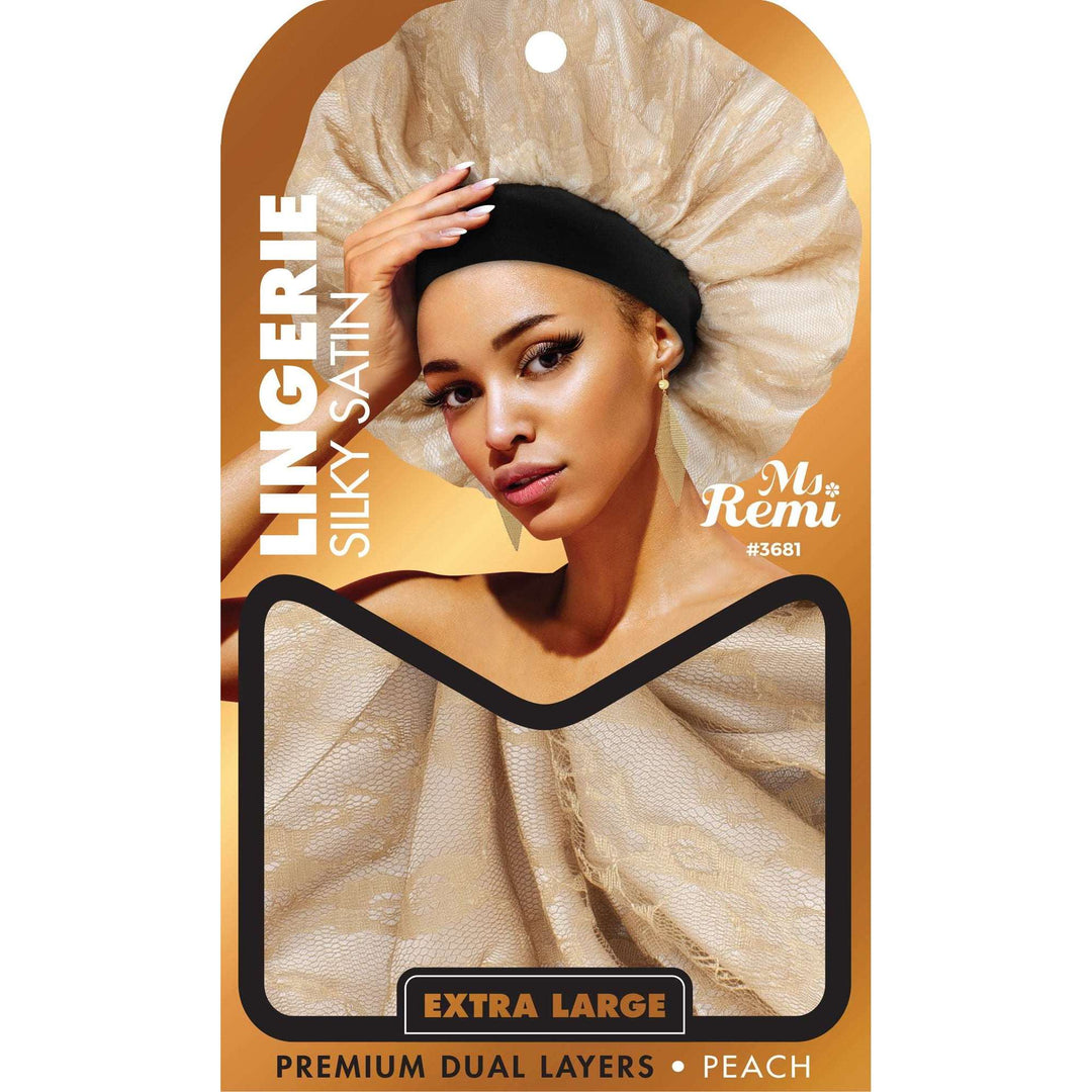 Ms. Remi Lingerie Silky Satin Bonnet X-Large, 1 Count, Assorted Colors
