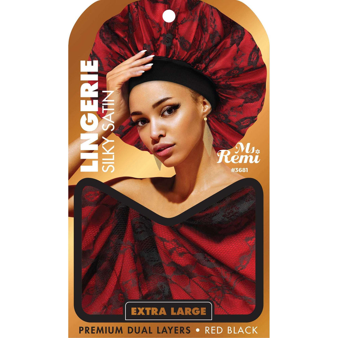 Ms. Remi Lingerie Silky Satin Bonnet X-Large, 1 Count, Assorted Colors
