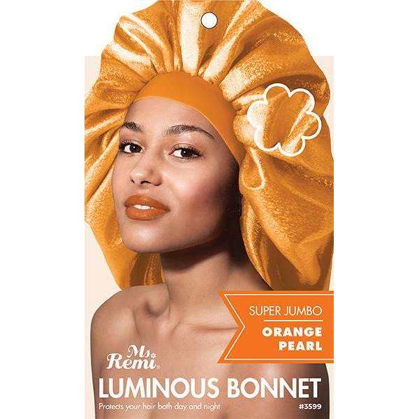 Ms. Remi Luminous Bonnet Super Jumbo, 1 Count, Orange