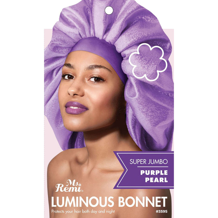 Ms. Remi Luminous Bonnet Super Jumbo, 1 Count, Purple