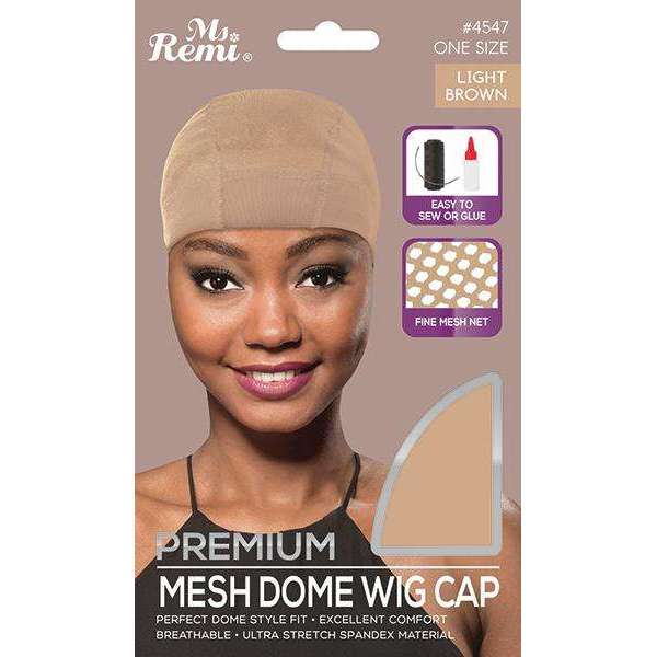 Ms. Remi Mesh Dome Wig Cap, 1 Count, Light Brown