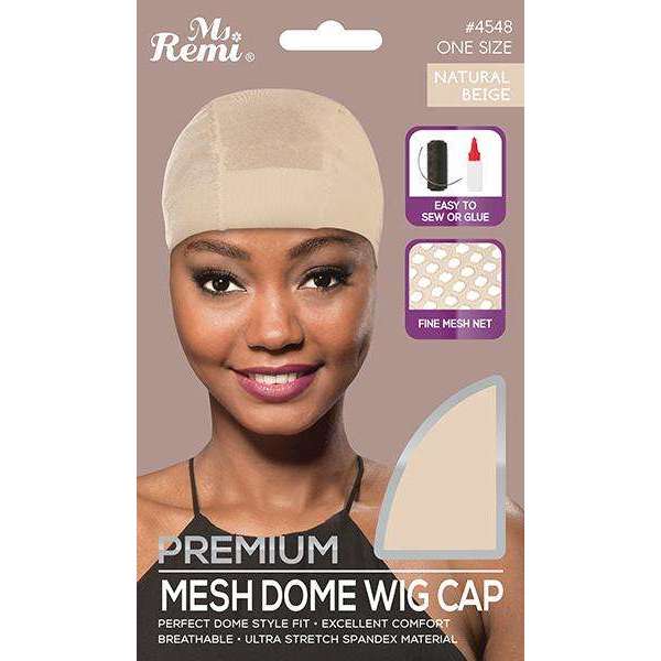 Ms. Remi Mesh Dome Wig Cap, 1 Count, Natural beige