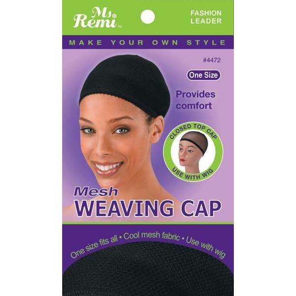 Ms. Remi Mesh Weaving Cap, 1 Count, Black