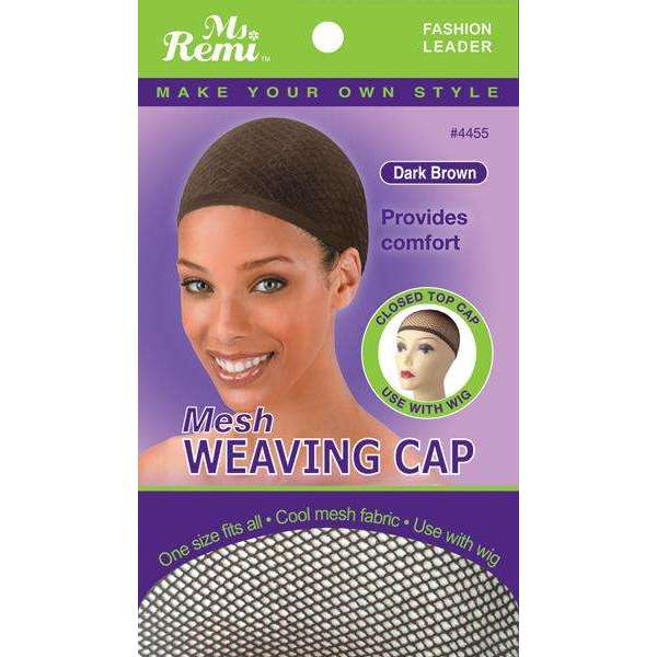 Ms. Remi Mesh Weaving Cap, 1 Count, Dark Brown