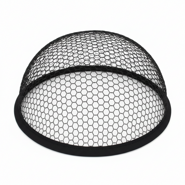 Ms. Remi Nylon Wave Net, 2 Count, Black