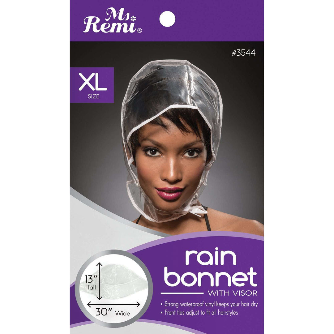 Ms. Remi Rain Bonnet X-Large, 1 Count, Clear