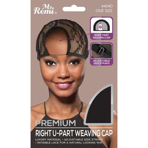 Ms. Remi Right U-part Weaving Cap, 1 Count, Brown