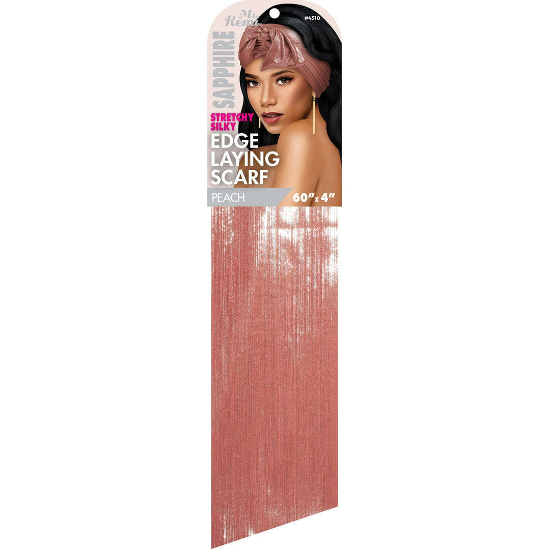 Ms. Remi Sapphire Stretchy Silky Edge Laying Wrap Scarf 60 Inch, 1 Count, Assorted Colors