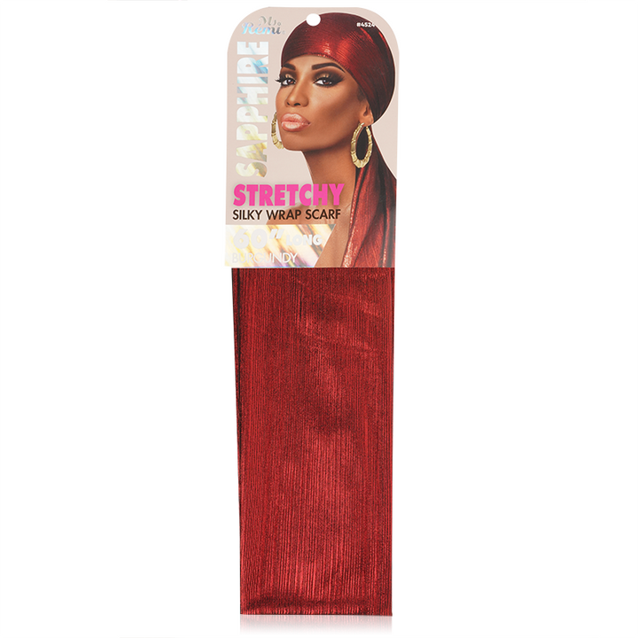 Ms. Remi Sapphire Silky Wrap Scarf 60 Inch, 1 Count, Assorted Colors
