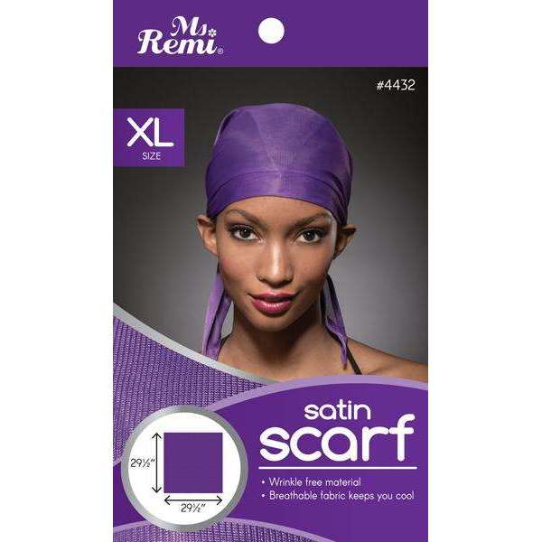 Ms. Remi Satin Scarf XL, 1 Count, Assorted Colors
