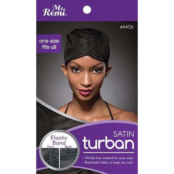 Ms. Remi Satin Turban, 1 Count, Assorted Colors