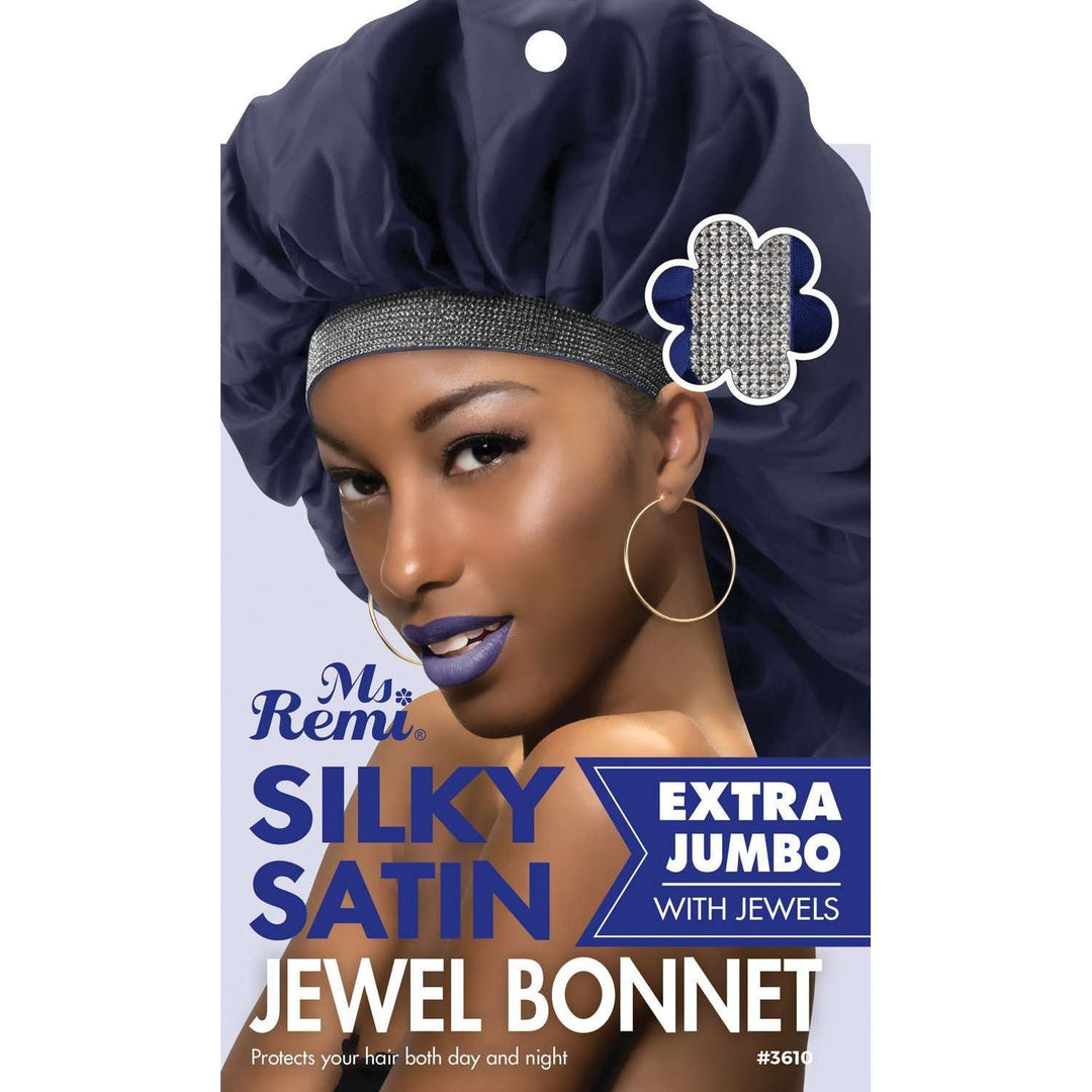 Ms. Remi Silky Satin Jewel Bonnet X-Jumbo, 1 Count, Assorted Color