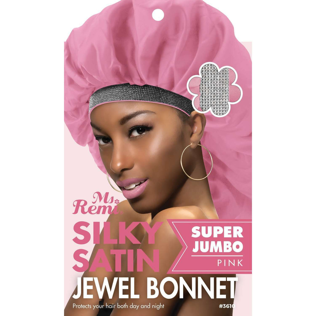 Ms. Remi Silky Satin Jewel Bonnet X-Jumbo, 1 Count, Assorted Color