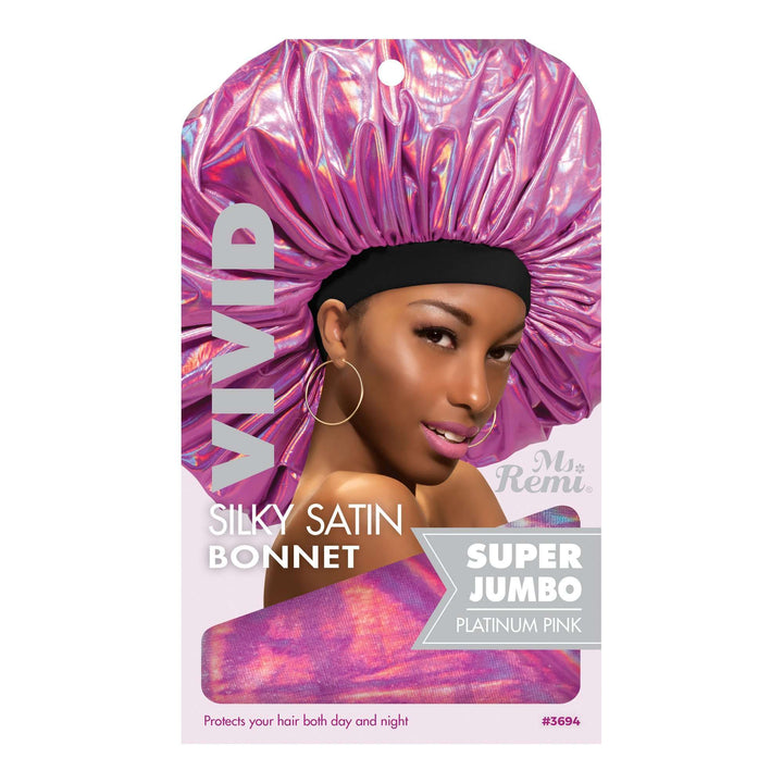 Ms. Remi Vivid Silky Satin Bonnet X-Jumbo, 1 Count, Assorted Color