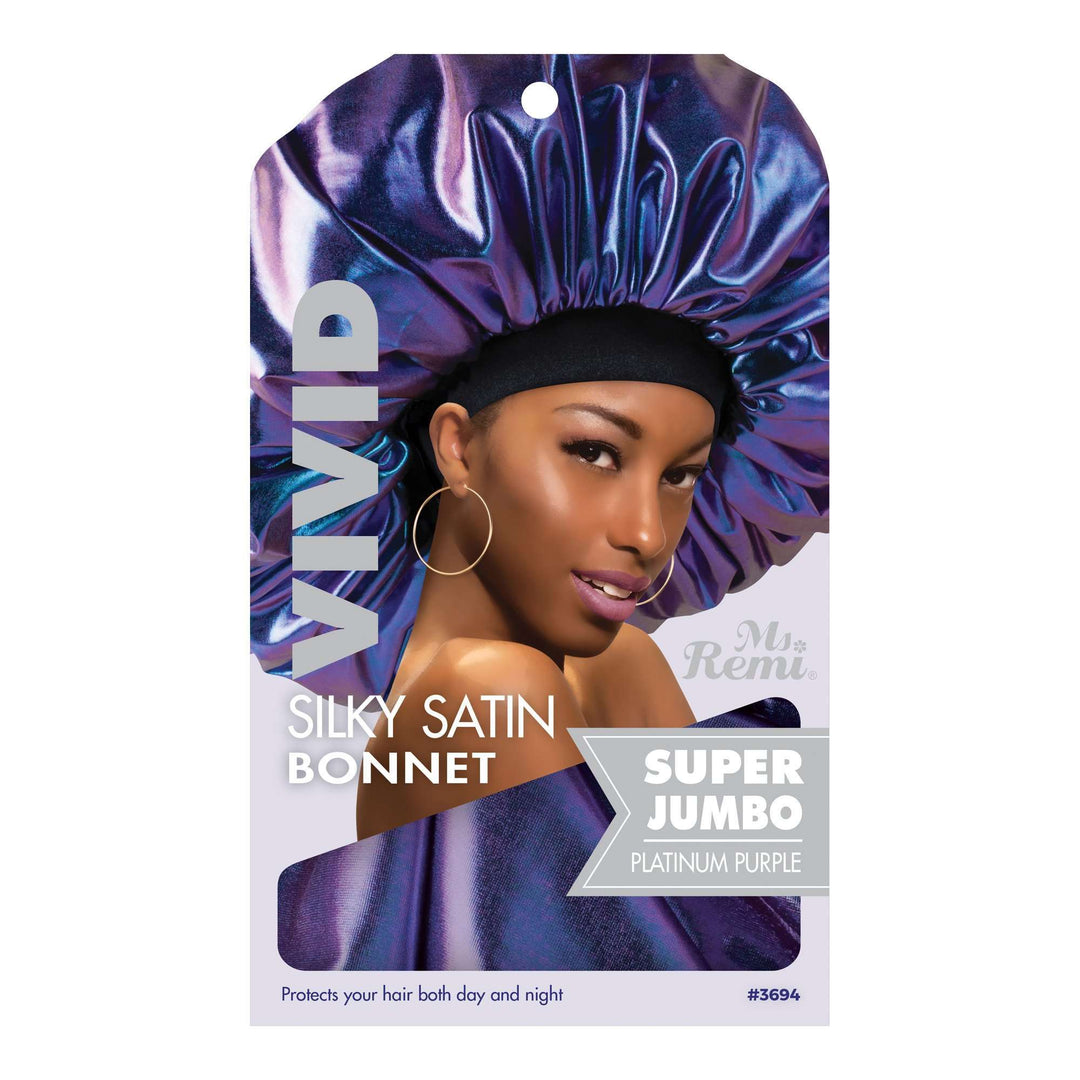 Ms. Remi Vivid Silky Satin Bonnet X-Jumbo, 1 Count, Assorted Color