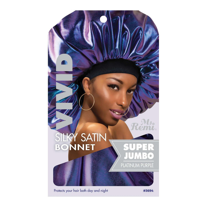 Ms. Remi Vivid Silky Satin Bonnet X-Jumbo, 1 Count, Assorted Color