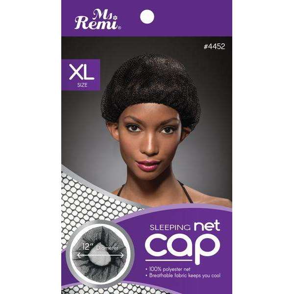 Ms. Remi Sleeping Net Cap XL, 1 Count, Black